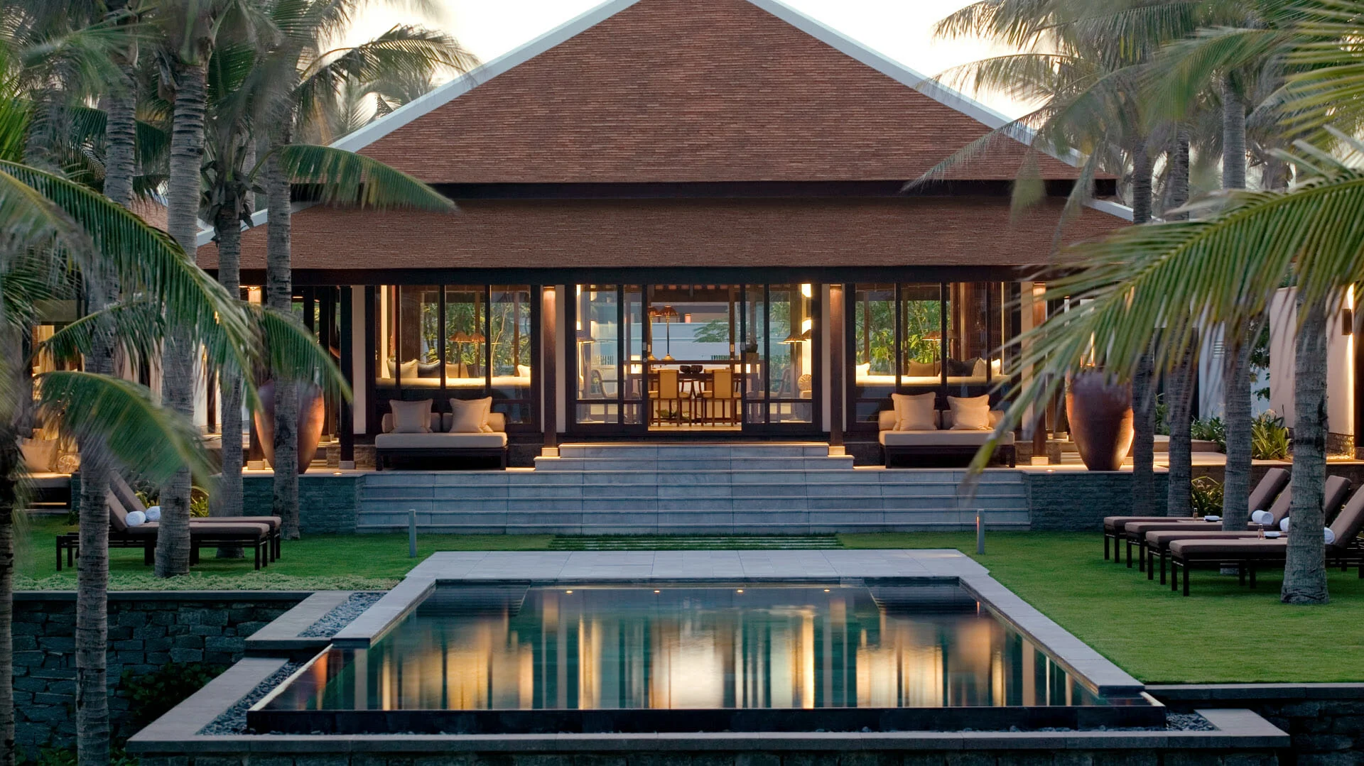 Biệt thự hồ bơi hai phòng ngủ