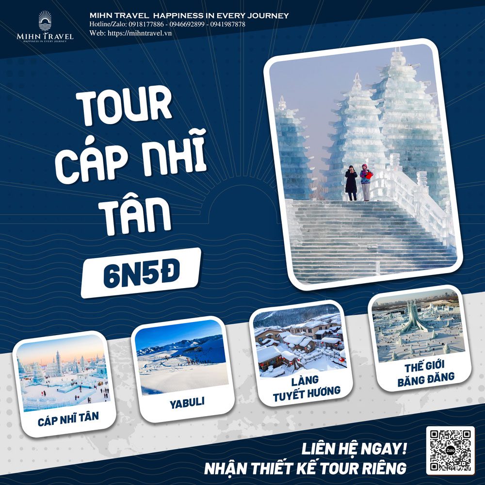 TOUR CHARTER CÁP NHĨ TÂN – YABULI – LÀNG TUYẾT HƯƠNG